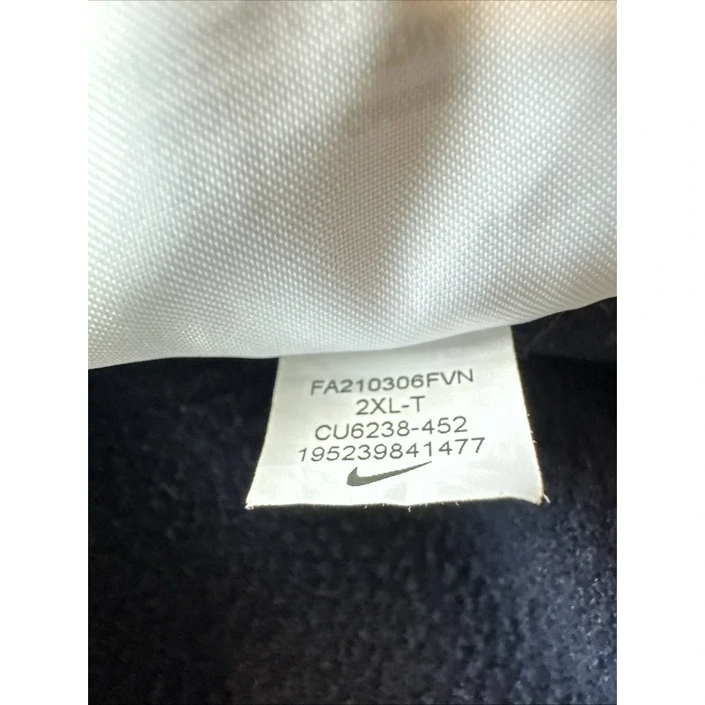 Nike‎ Pullover Mens Blue Size XXL(T) Therma-FIT Two-Toned Logo Comfy CU6238-452
